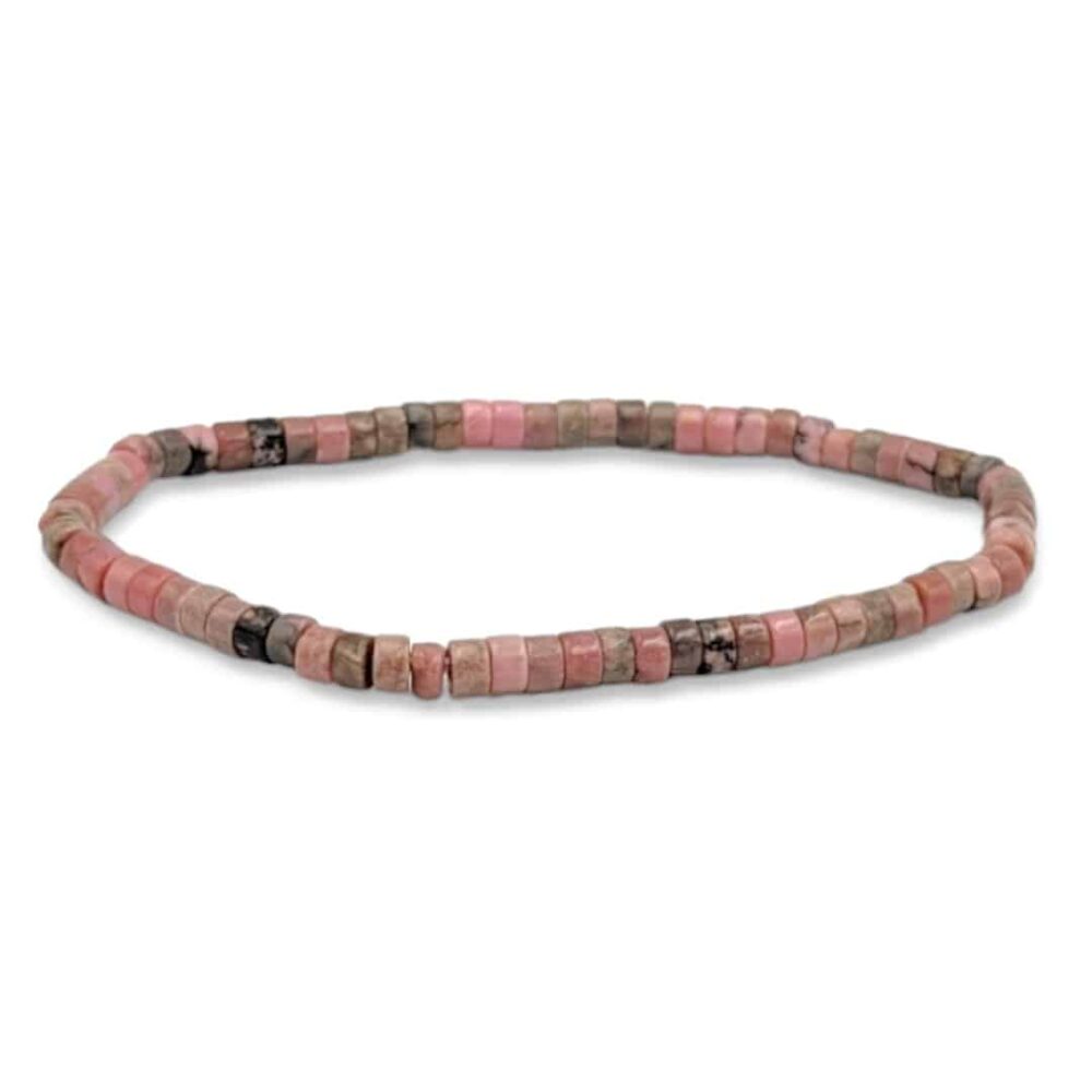 Bracelet Rhodonite Heishi