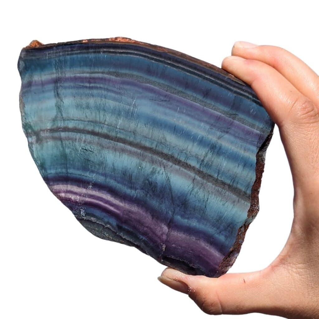 Plaque Fluorite 12cm