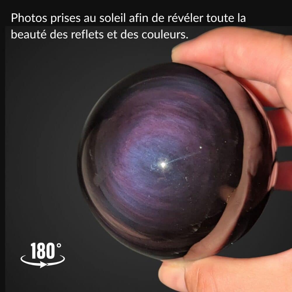 sphère obsidienne oeil celeste 460g (2)