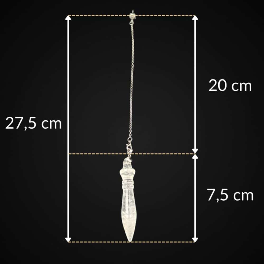 pendule de thot cristal de roche