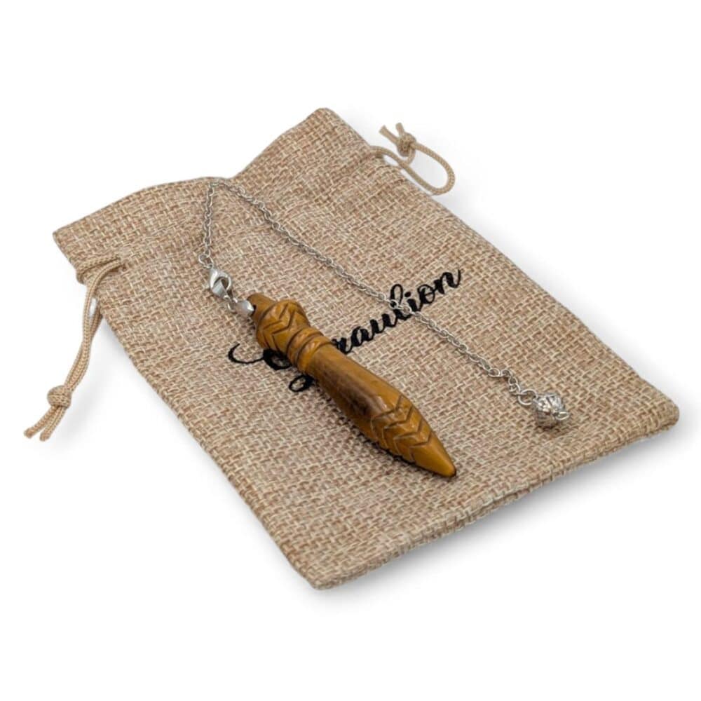 pendule thot oeil de tigre