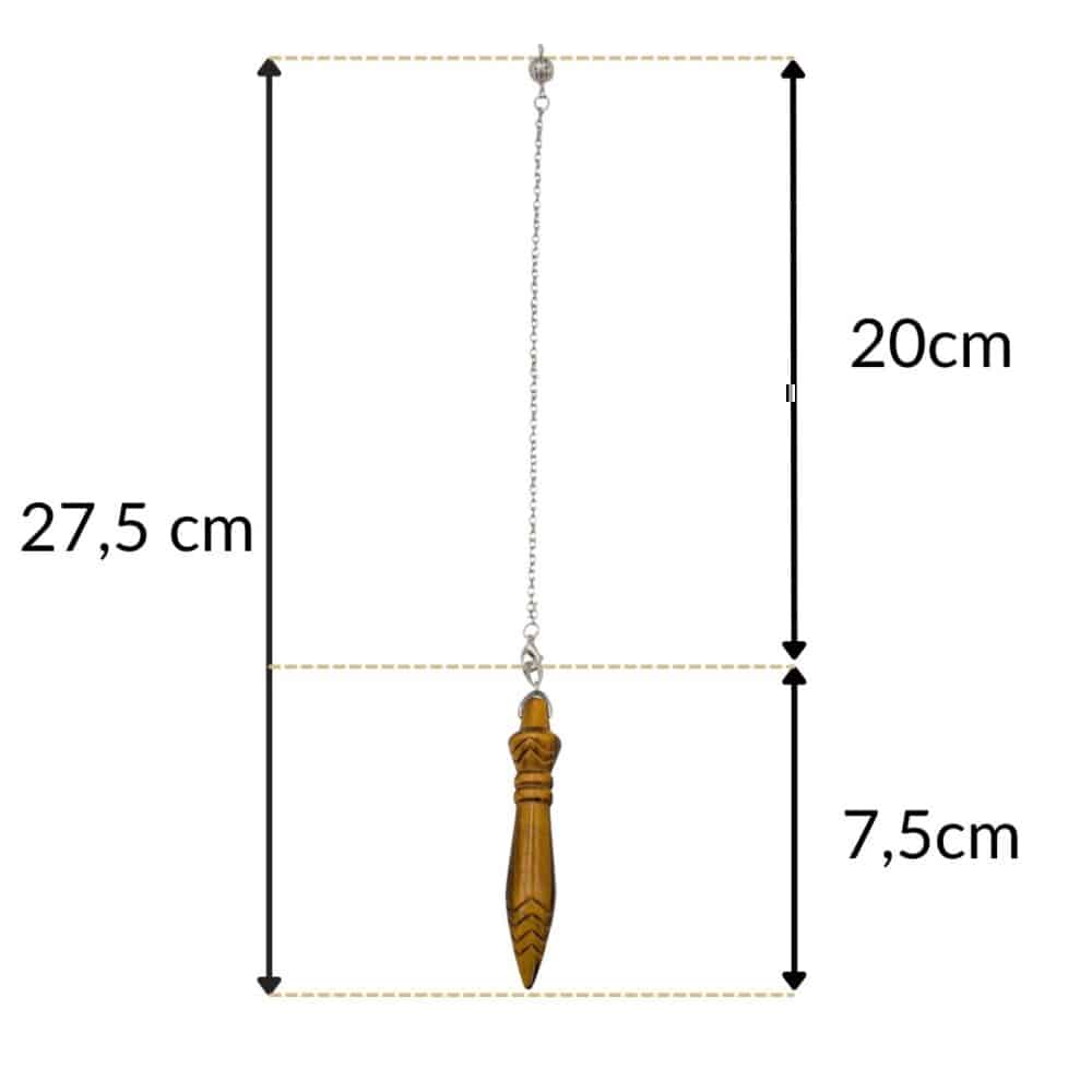 pendule thot oeil de tigre