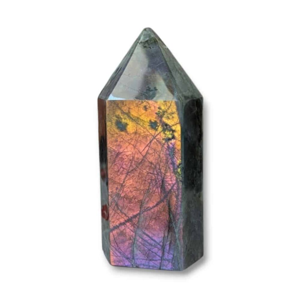 Pointe Labradorite violette | 11cm