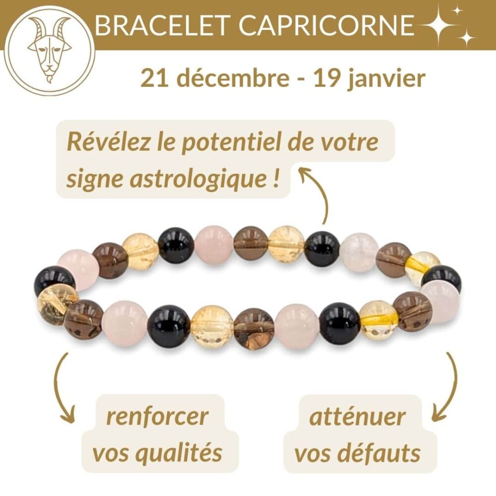 bracelet capricorne