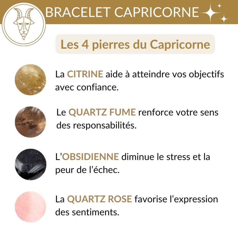 bracelet capricorne