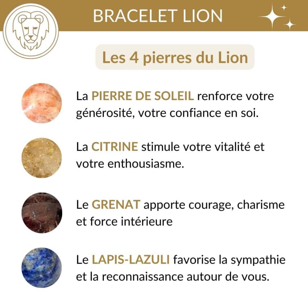 bracelet lion