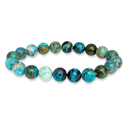 Bracelet Opale bleue 10mm