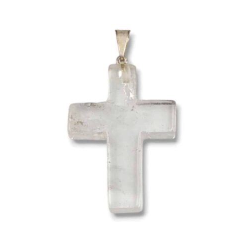 Pendentif Croix Cristal de roche