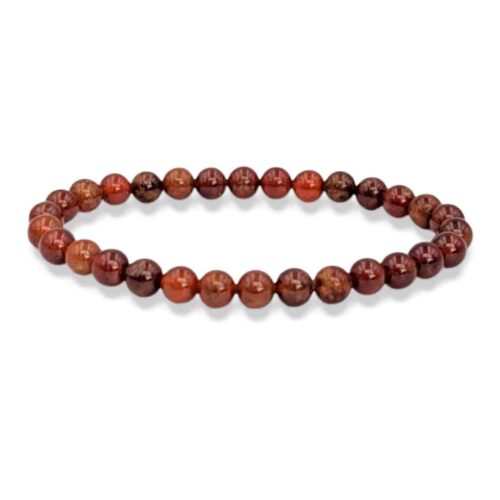 Bracelet Grenat Hessonite 6mm