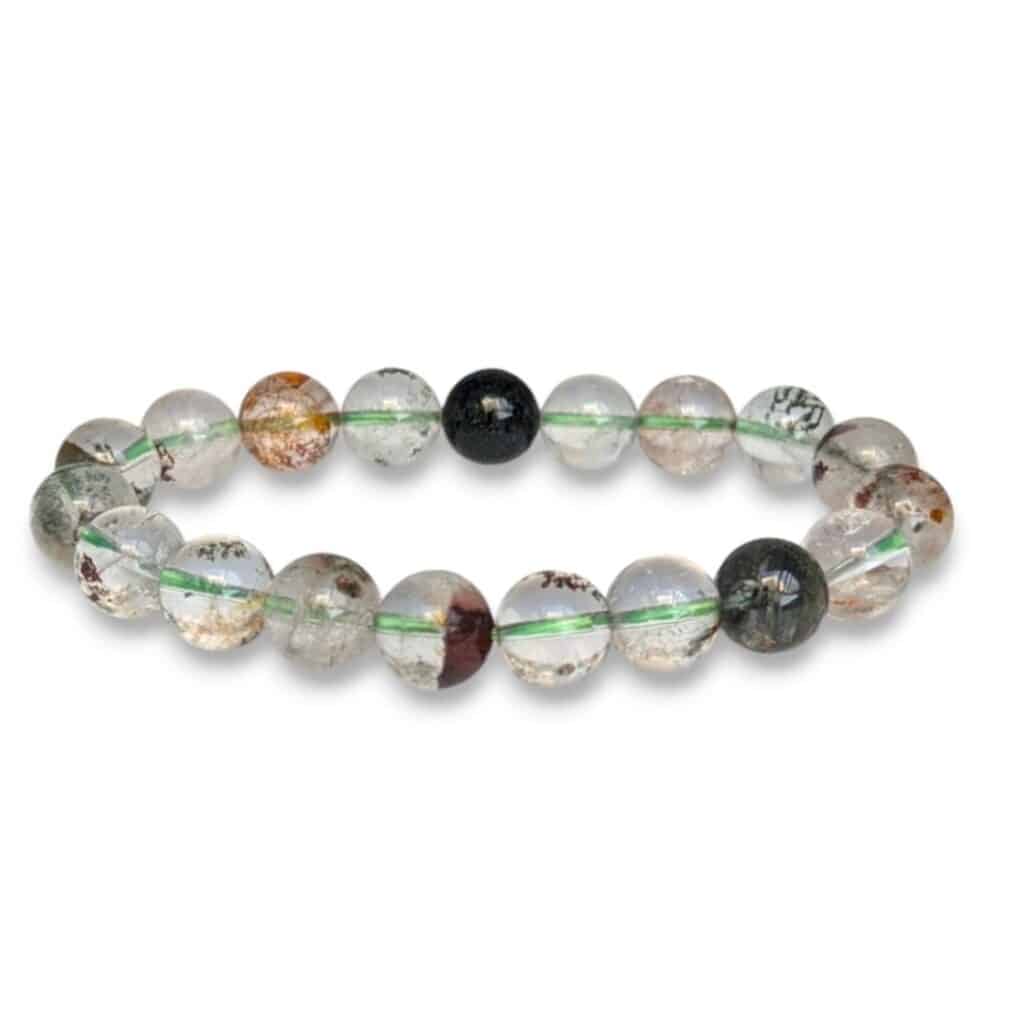 Bracelet Lodolite multicolore 10mm