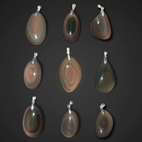 pendentif obsidienne oeil céleste