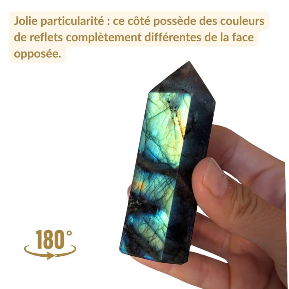 pointe labradorite 120g