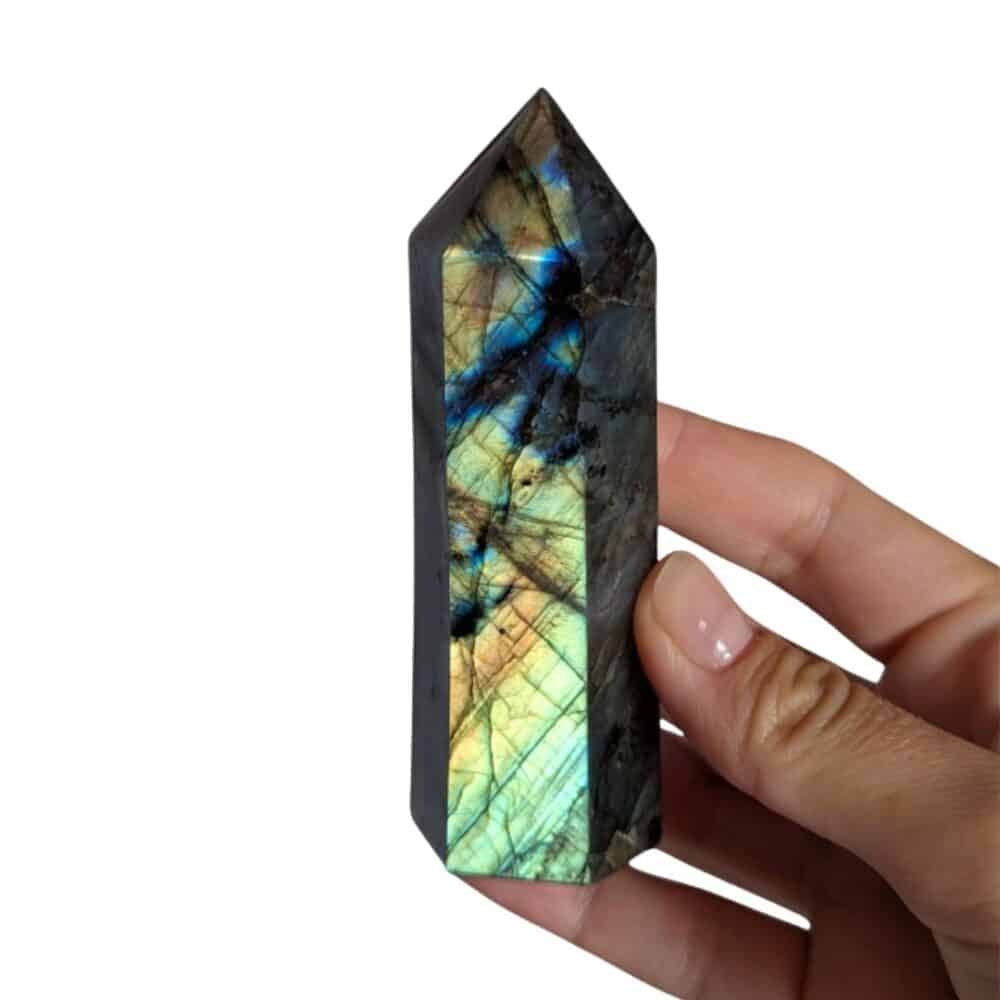 pointe labradorite 150g