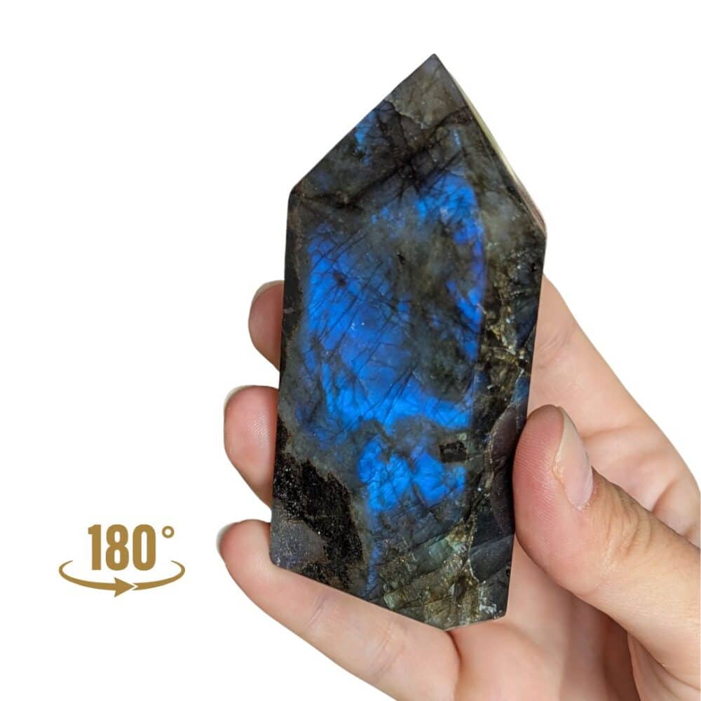pointe labradorite 159g