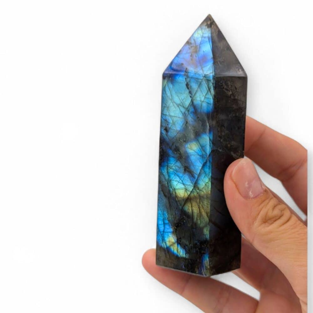 pointe labradorite 204g
