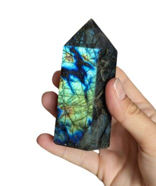 pointe labradorite 254g