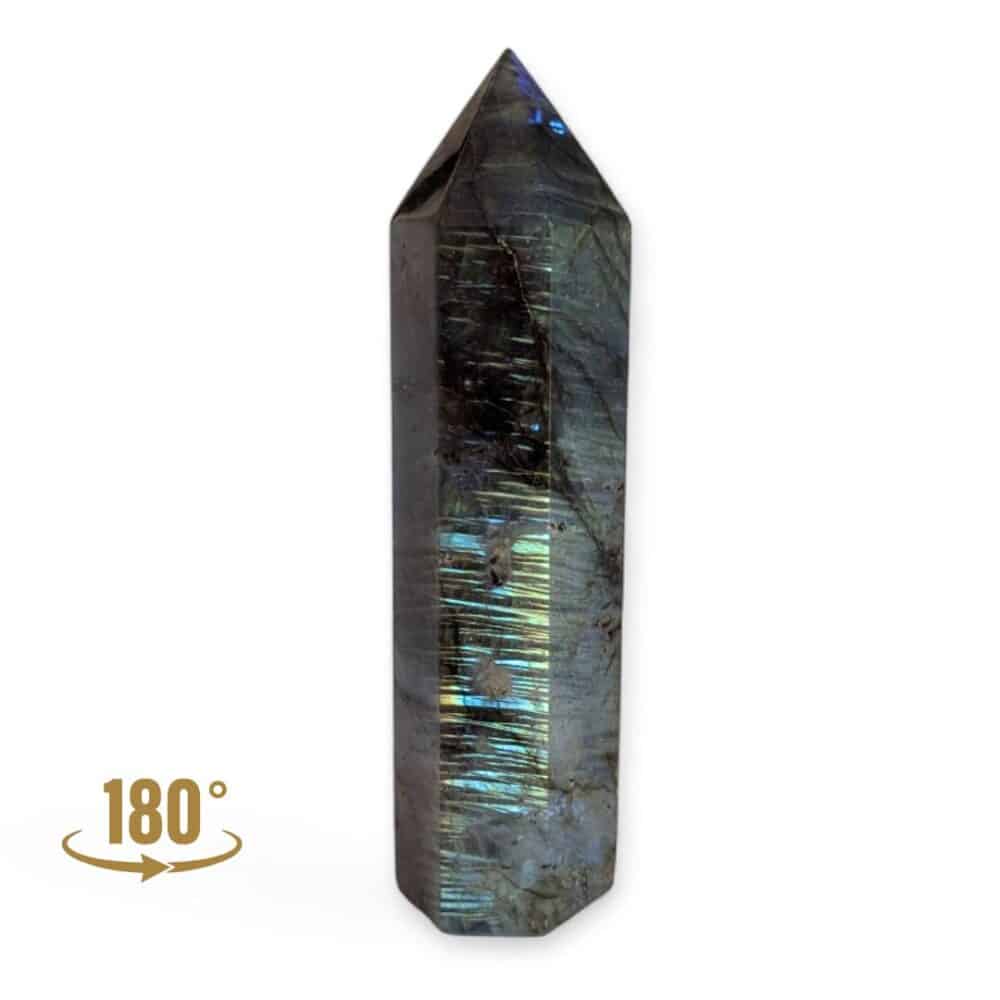 pointe labradorite 323g