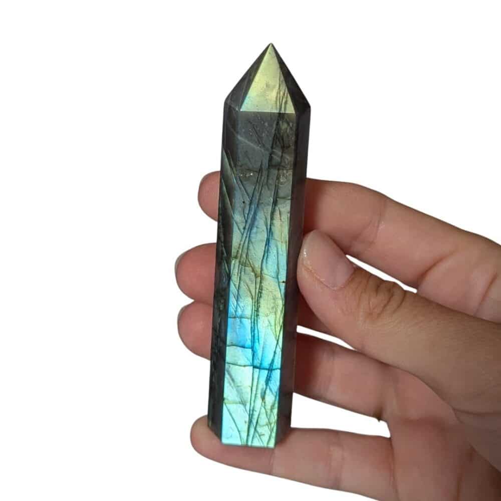 pointe labradorite 69g