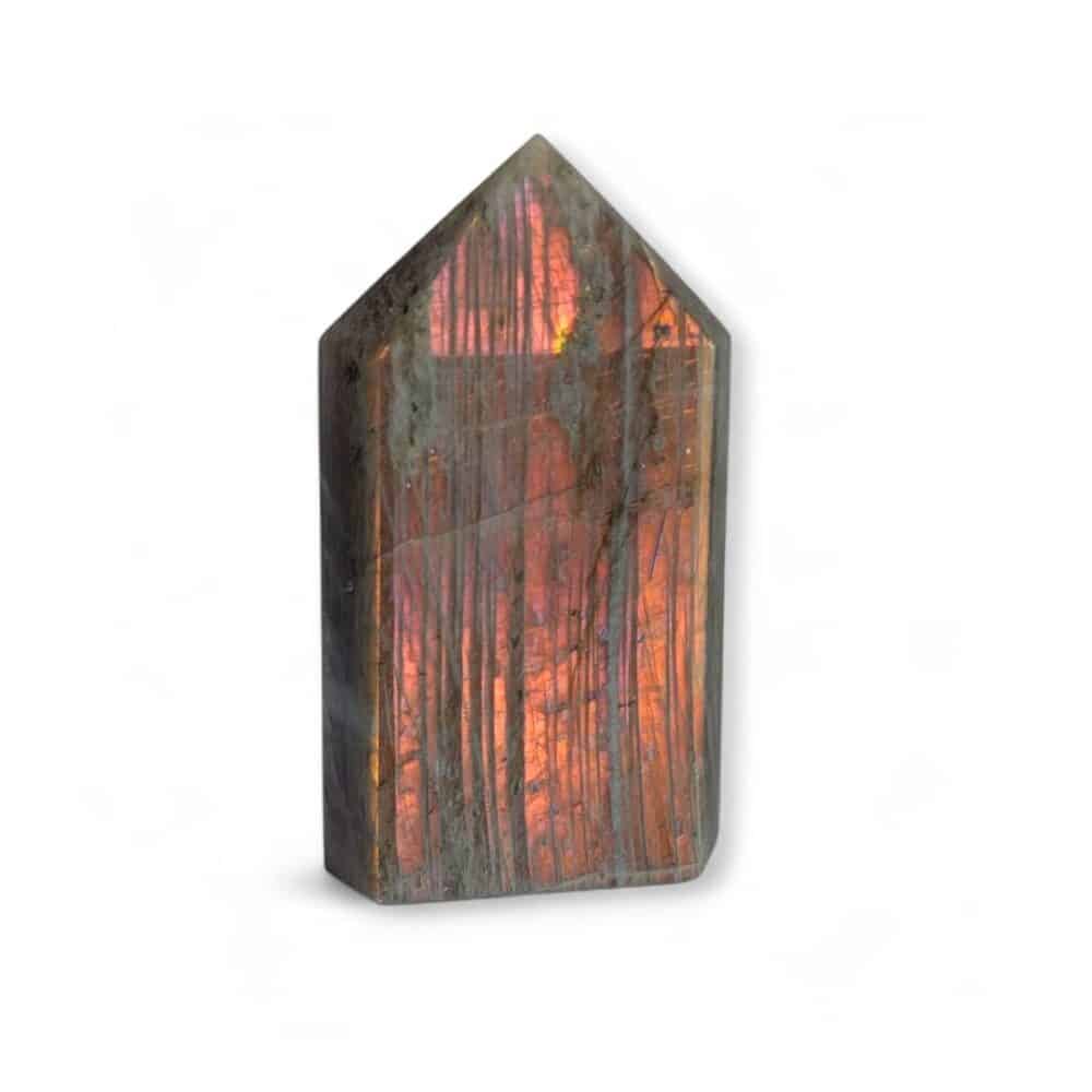 pointe labradorite violette 191g