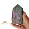 pointe labradorite violette 191g