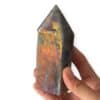 pointe labradorite violette 330g
