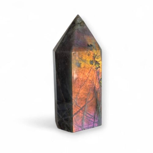 pointe labradorite violette 330g