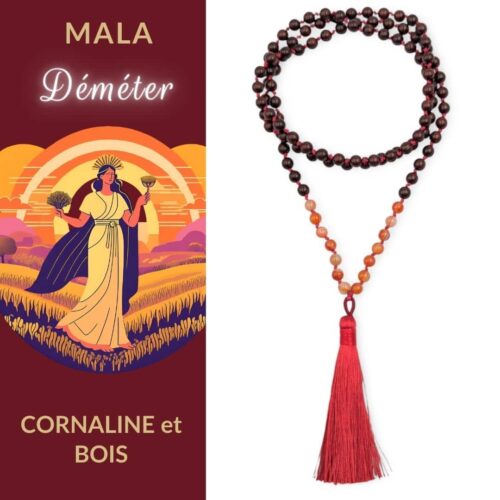 Mala en Cornaline et Bois – Déméter