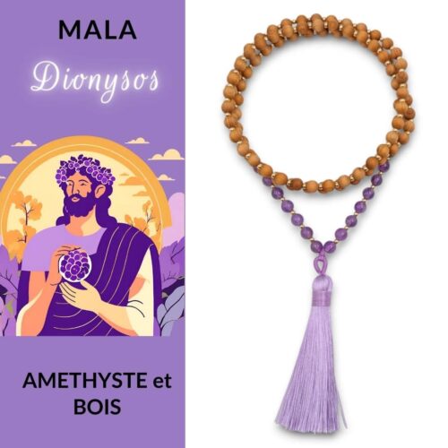 Mala en Améthyste et Bois – Dionysos