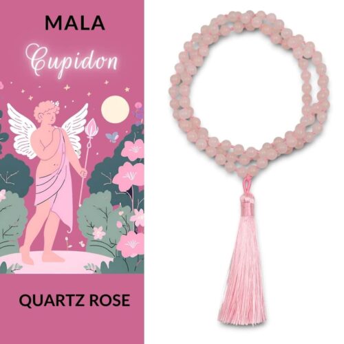 Mala en Quartz Rose – Cupidon