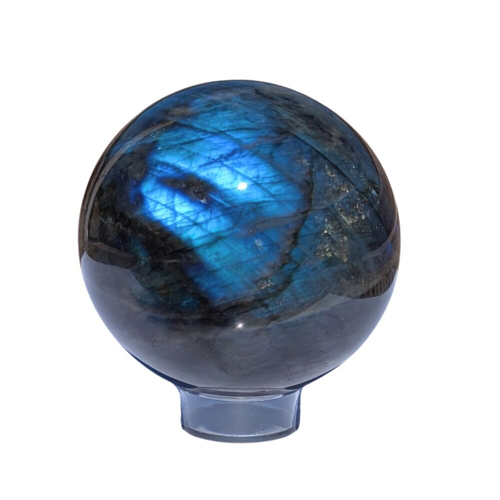 sphère labradorite bleue
