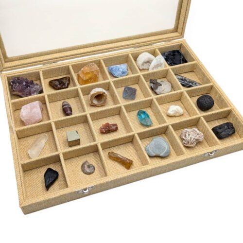 Coffret 24 minéraux bruts