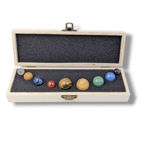 coffret des planètes en pierre