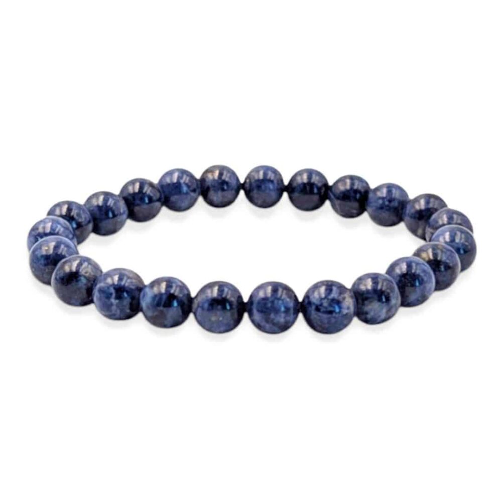 Bracelet Saphir bleu 8mm