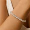 bracelet pierre de lune 6 mm