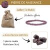 bracelet pierre de naissance juillet