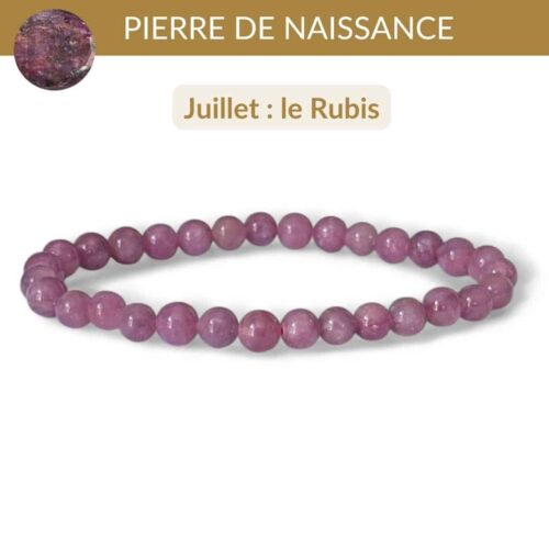 bracelet pierre de naissance juillet