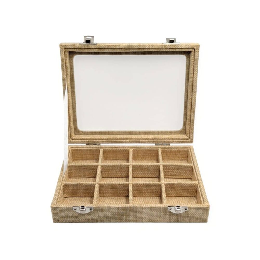 boîte gemmologie 12 cases