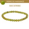 bracelet pierre de naissance août