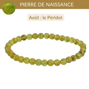 bracelet pierre de naissance août