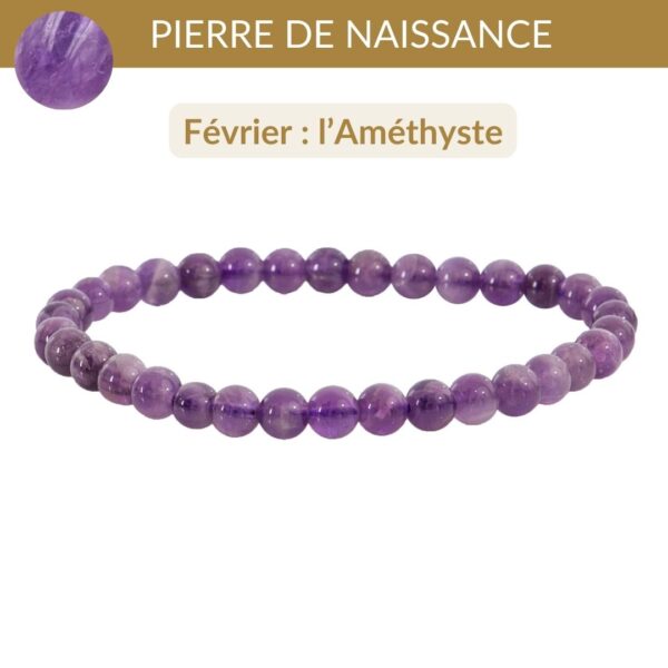 bracelet pierre de naissance février