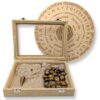 coffret runes et pendule oeil de tigre