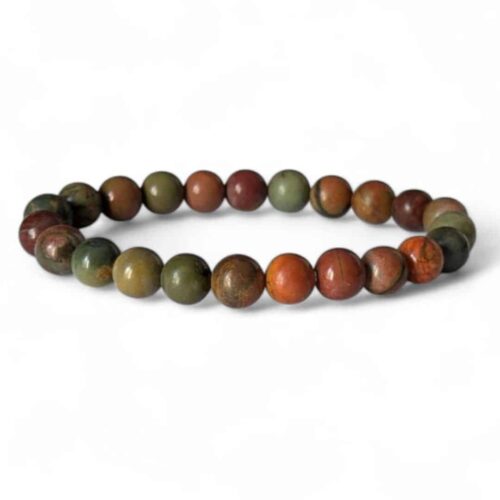 bracelet jaspe polychrome 8mm