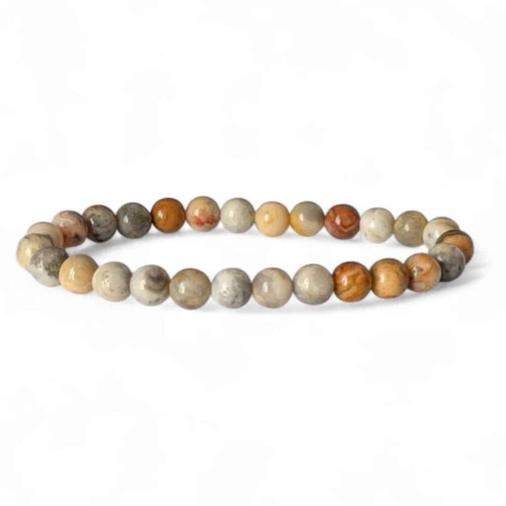 bracelet agate crazy lace 6 mm