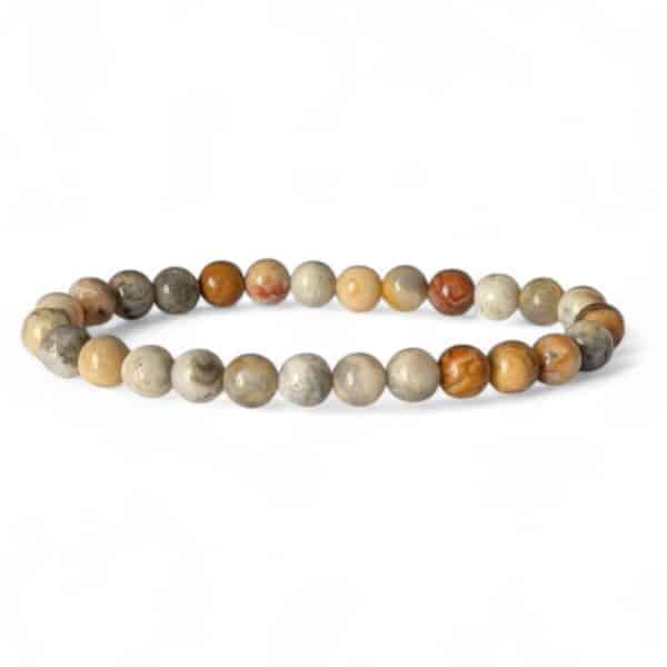 bracelet agate crazy lace 6 mm