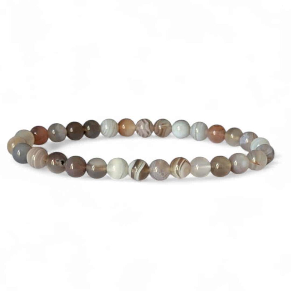 bracelet agate du botswana 6mm (3)