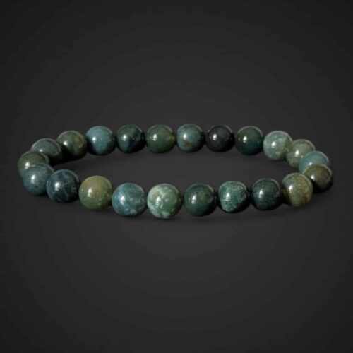 bracelet agate mousse 8mm