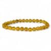 bracelet ambre jaune 6mm