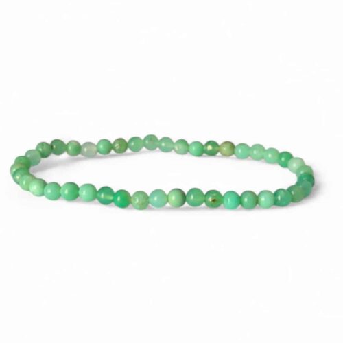 bracelet chrysoprase 4 mm