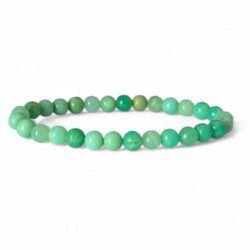 bracelet chrysoprase 6 mm