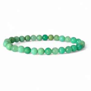 bracelet chrysoprase 6 mm
